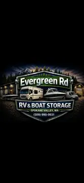 Evergreen rd rv@ boat storage in Spokane Valley, WA