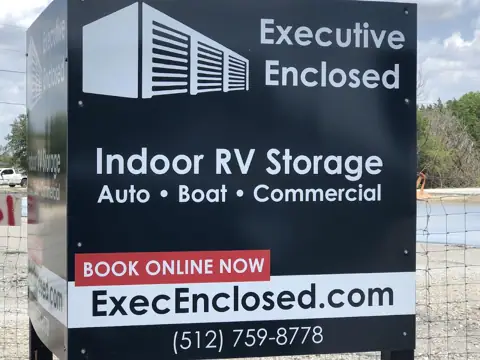 Executive Enclosed Boat and RV Storage in Round Rock, TX