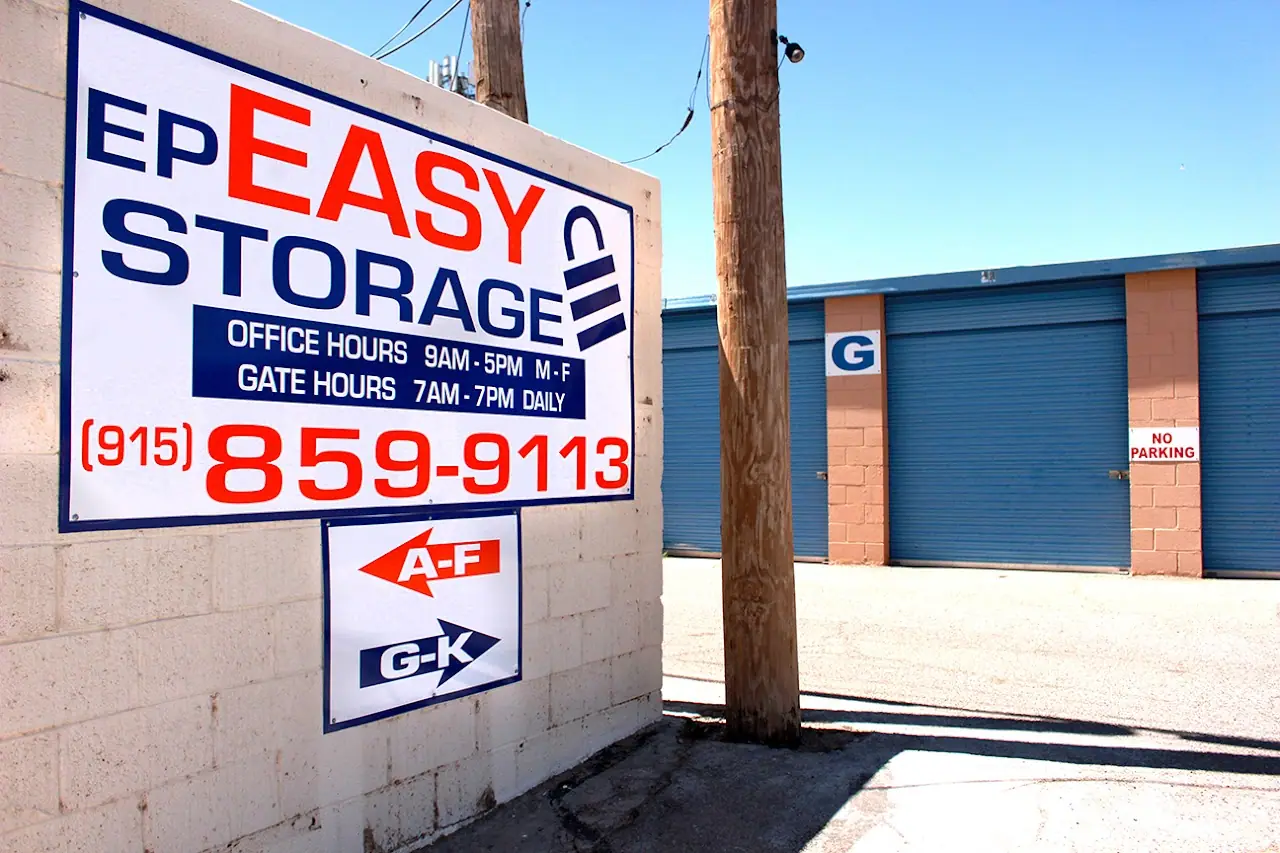 El Paso Storage Units - Zaragoza, RV storage in El Paso