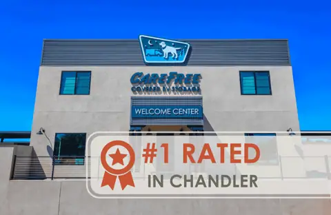 Carefree Covered RV Storage in Chandler, AZ