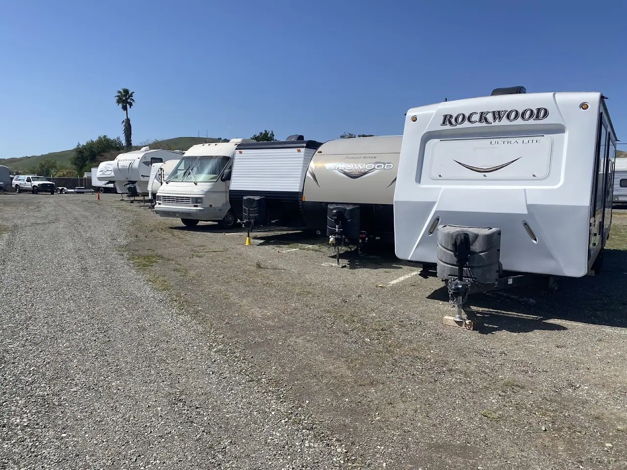 Greens Storage, RV storage in Fairfield