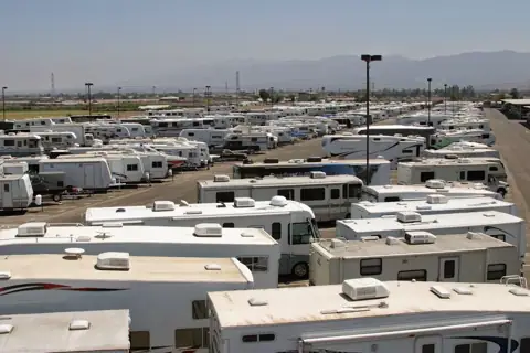 McBride's RV Storage in Chino, CA
