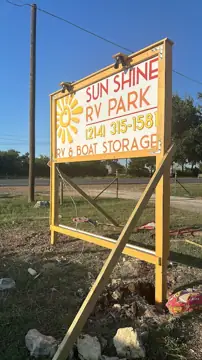 Sunshine RV park and storage in Burnet, TX