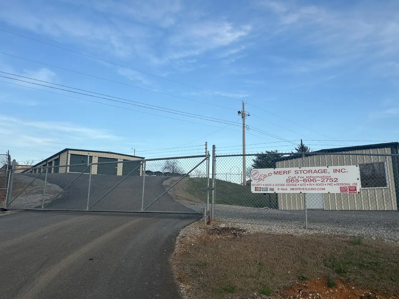 MERF Storage, RV storage in Dandridge