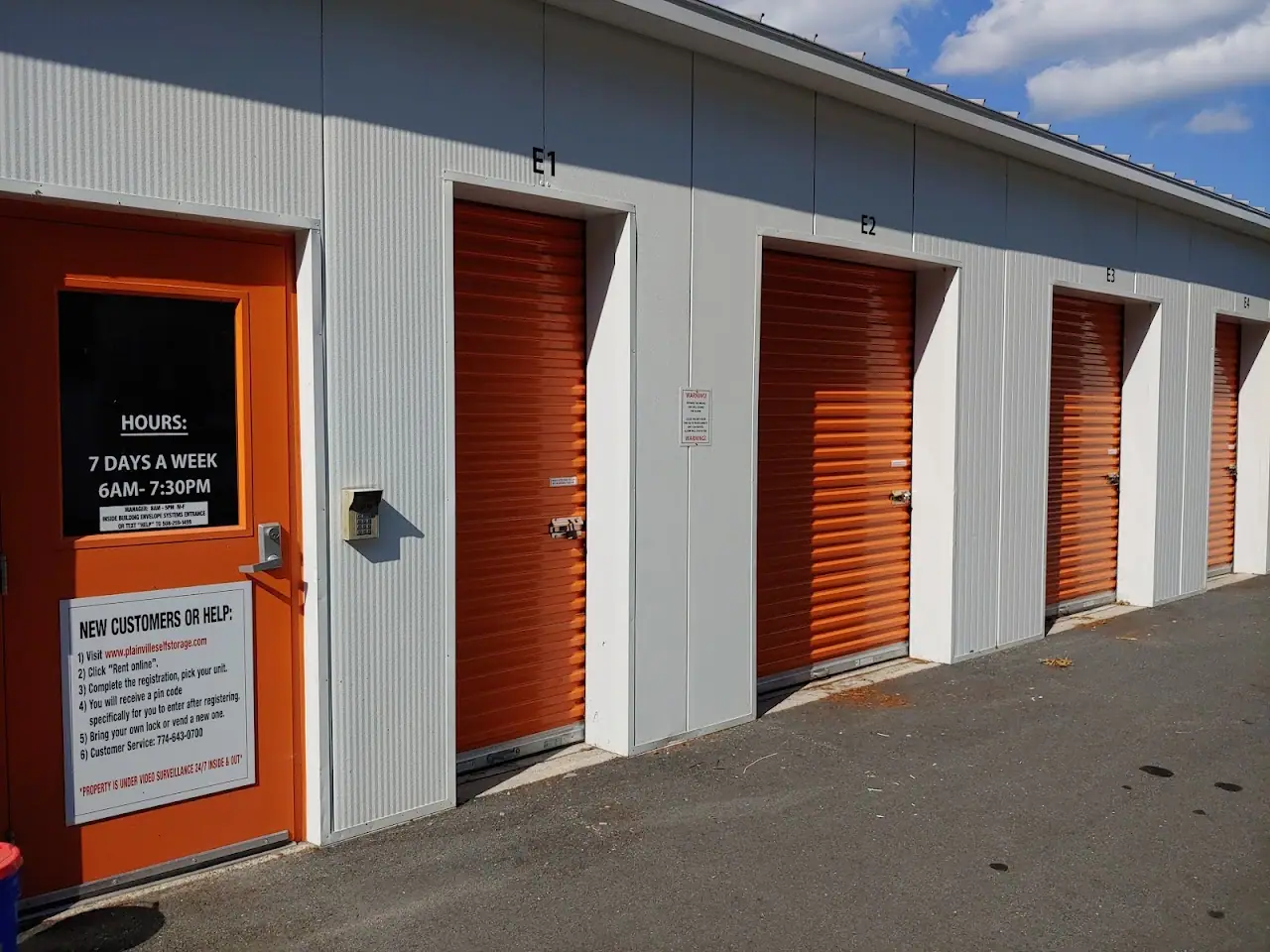 Plainville Self Storage, RV storage in Plainville