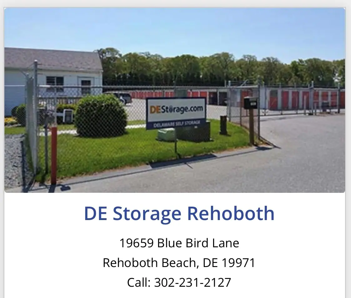 DE Storage Rehoboth, RV storage in Rehoboth Beach