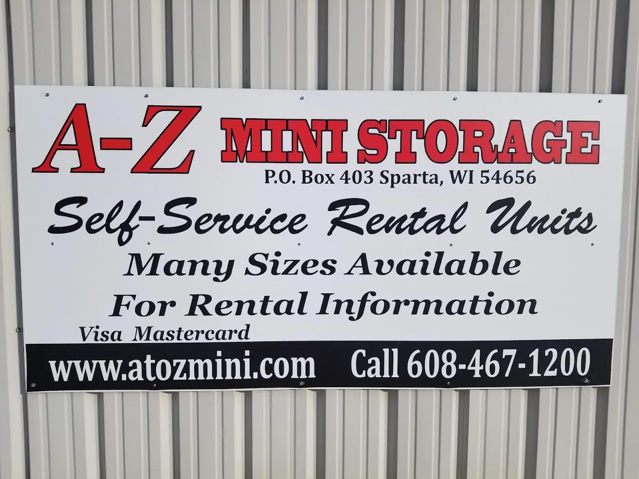 A-Z Mini Storage, RV storage in Sparta