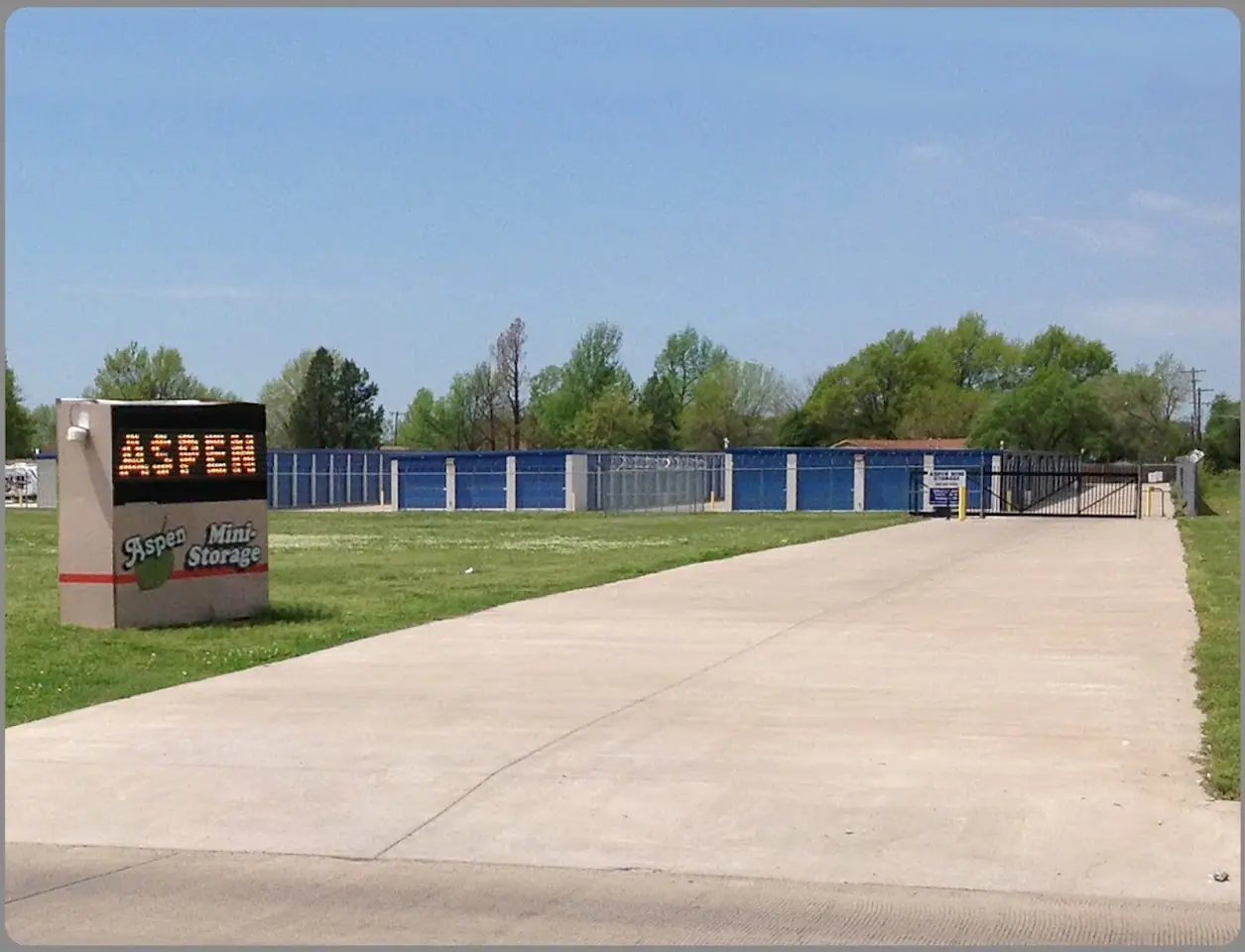Aspen Mini Storage, RV storage in Muskogee