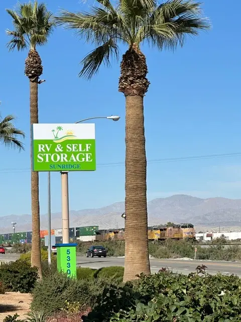 Sunridge Self Storage, RV storage in Coachella