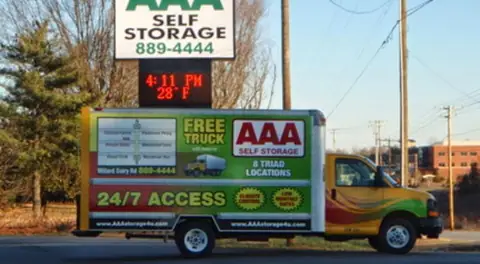 AAA Self Storage at Willard Dairy Rd in High Point, NC