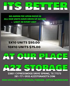 A2Z Storage/A2z Business Park in Spring, TX